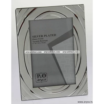 Silver fém képkeret 10x15 cm