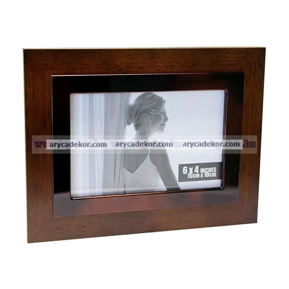 Fa MDF fotóképkeret 10x15 cm