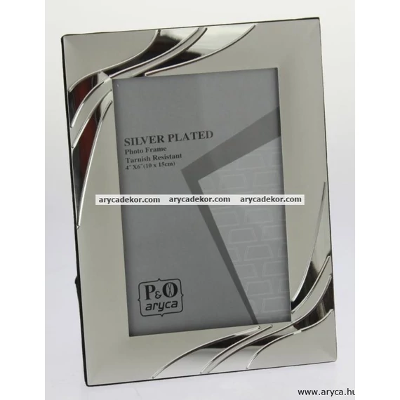 Silver fém képkeret 10x15 cm
