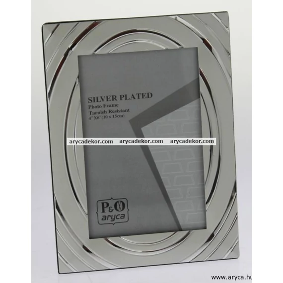 Silver fém képkeret 10x15 cm