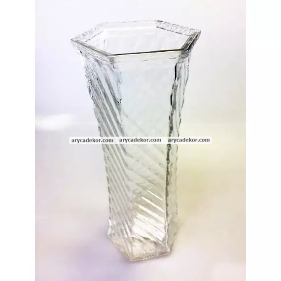 Üveg váza csavart