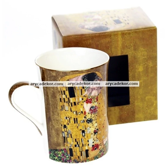 Klimt porcelán bögre díszdobozban. 