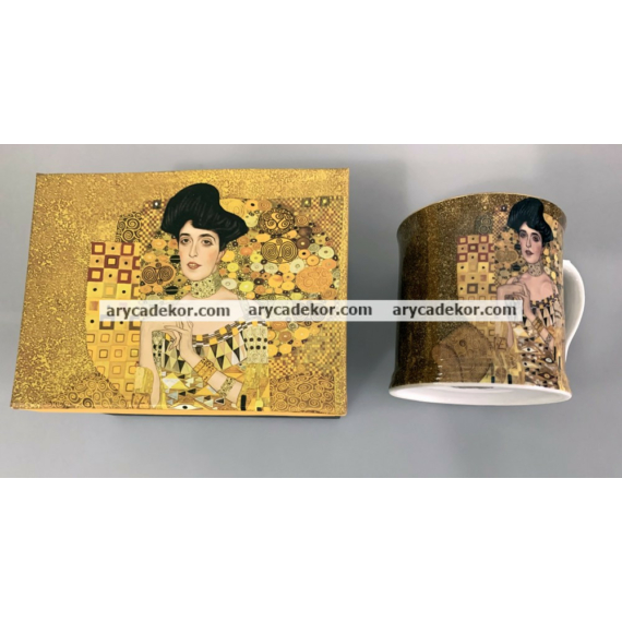 Gustav Klimt porcelán bögre díszdobozban