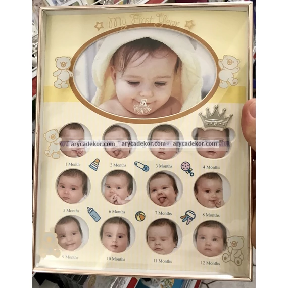 Baby fém képkeret "első évem"