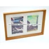 Kép 2/4 - Fa MDF montázs képkeret paszpartuval 22x32 cm