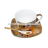 Kép 2/2 - Klimt porcelán csészék kiskanállal, díszdobozban
