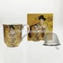 Kép 2/2 - Gustav Klimt porcelán bögre szűrővel díszdobozban
