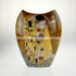 Kép 2/2 - Porcelán váza Klimt mintával, belül liladíszcsomagolásban 25 cm