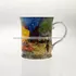 Kép 1/2 - Porcelán bögre Van Gogh : Éjjeli kávézó mintával 400 ml