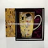 Kép 1/2 - Porcelán bögre Klimt mintával 600 ml